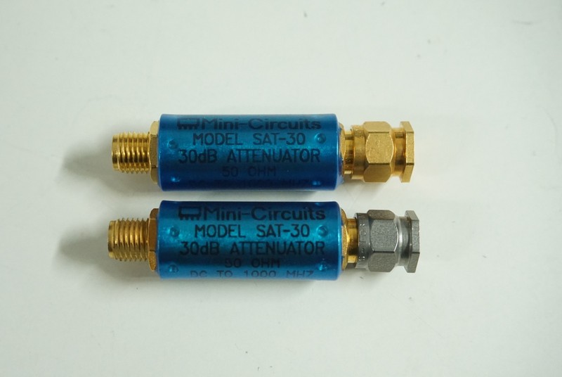 Lot of 2 Mini-Circuits SAT-30 Attenuators – 50 Ohms
