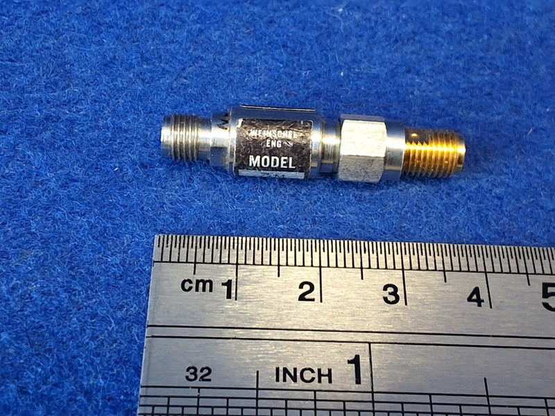 Weinschel Fixed Attenuator Model 3M 6 dB, dc TO 12.4 GHz. gallery