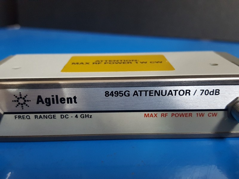 Agilent 8495G: Program Step Attenuator DC-4Ghz 70 dB (Opt. 002 011) - 4086 gallery