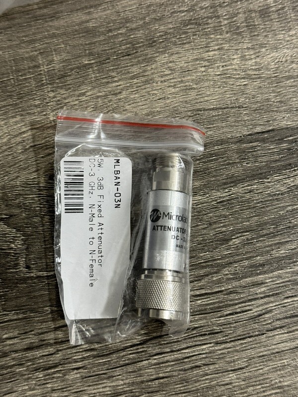NEW - MicroLab AM-03N 3dB DC-3GHz N Series Attenuator