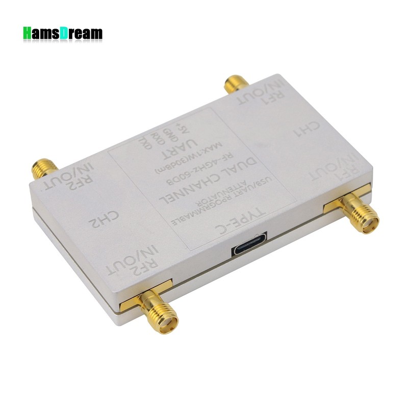 RF-4GHz-60DB Programmable Attenuator RF Attenuator (Main Unit + Cable) for PC gallery