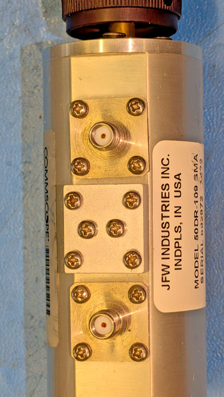 JFW 50DR-109 DC - 3GHz 30dB (10dB/1 dB) Step Attenuator - Adjustable/Variable gallery