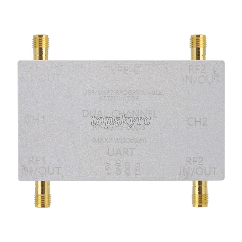 RF-4GHz-60DB Dual Channel Programmable Attenuator RF Attenuator w/ Type-C Cable gallery