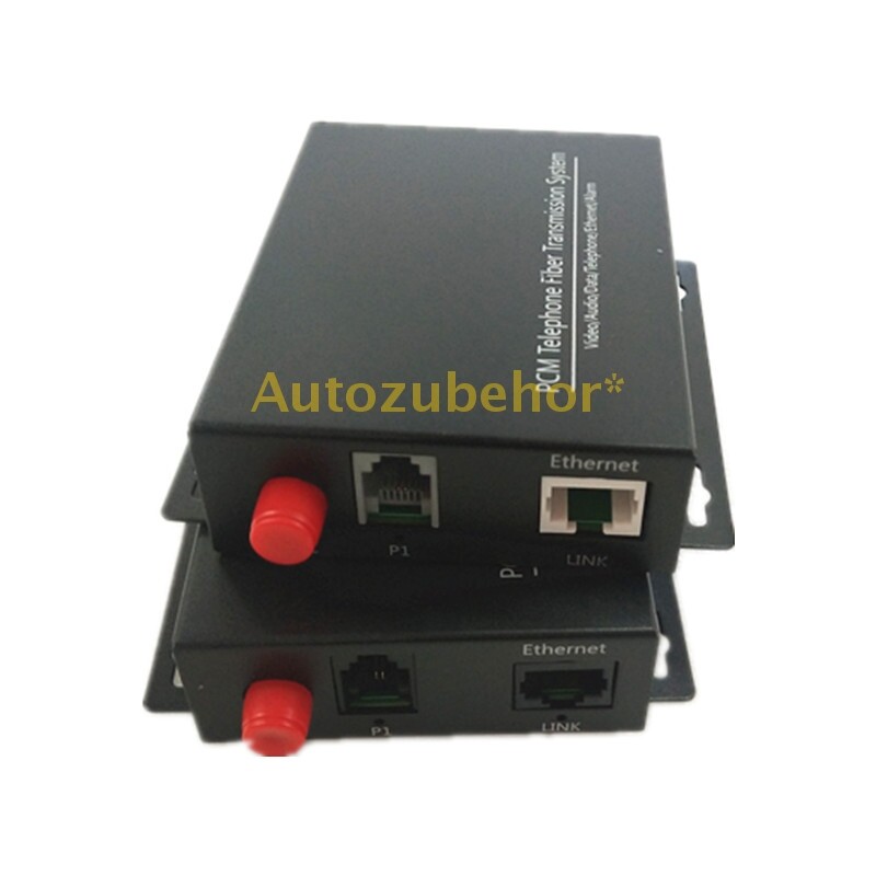 1 Pair New Optical Transceiver PCM Telephone Fiber Transmission 1/2/4/8/16 Port