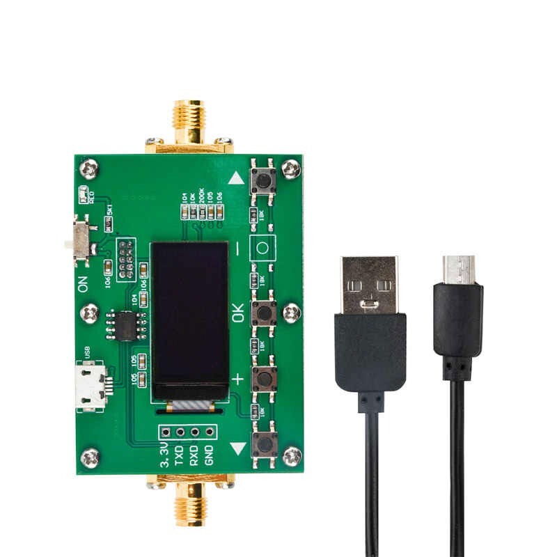 DC5V LF-6G 0-31.75dB Adjustable RF Signal Attenuator Module with OLED Display gallery