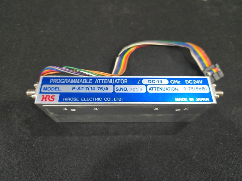 Hirose P-AT-7(14-75)A : Programmable Attenuator DC-14 GHz, 5 dB (0256) gallery