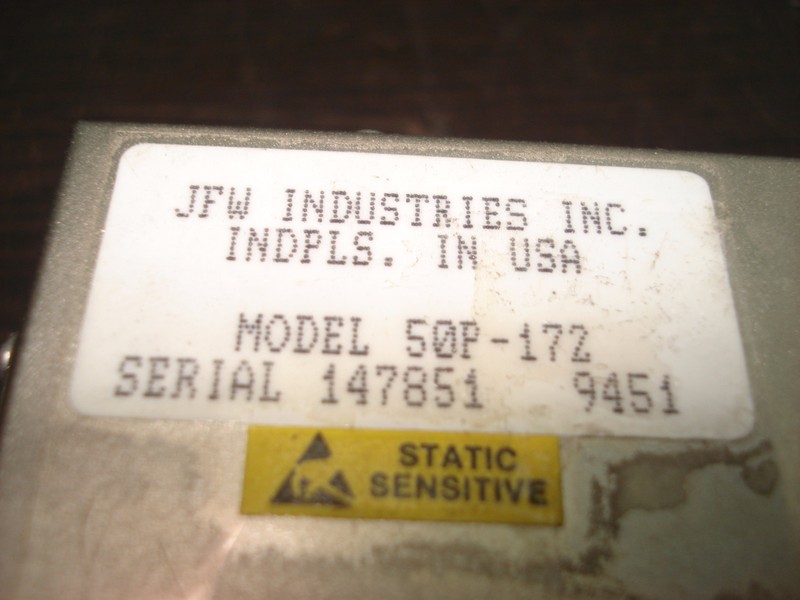 50P-172 / 50Ohm Solid State Programmable Attenuator / JFW gallery