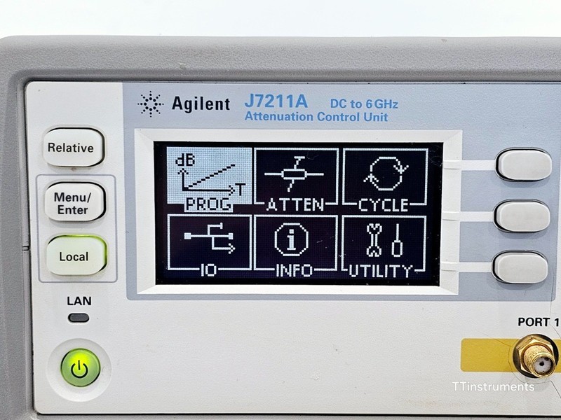 Keysight Agilent J7211A Attenuation Control Unit DC to 6 GHz 121 dB 1 dB Step gallery
