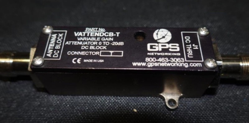 VATTENDCB-T VARIABLE GAIN ATTENUATOR 0 TO-20dB Dc Block Connector