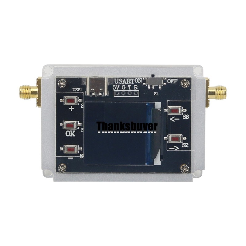90DB Programmable Attenuator Module RF Attenuator Step 0.25DB 1.3" OLED DC 6GHZ gallery