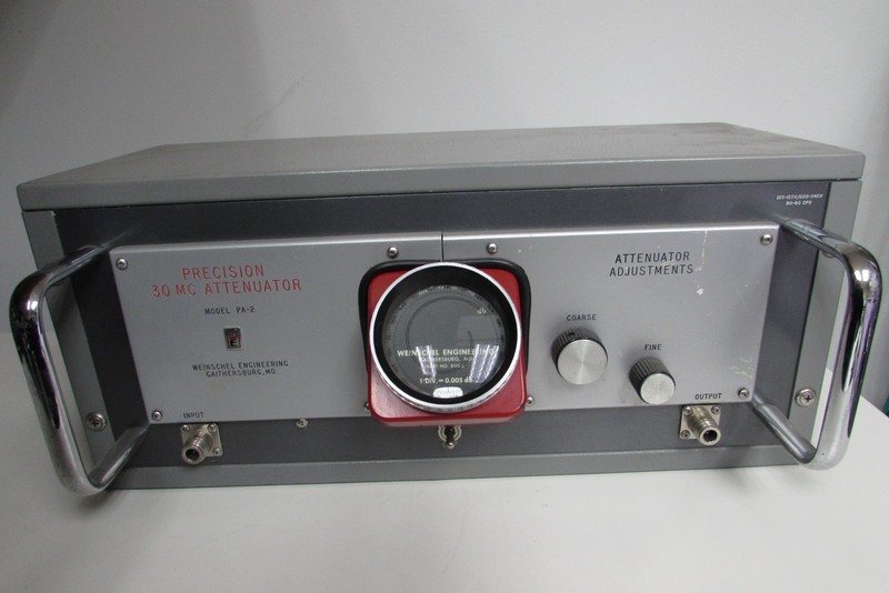 Weinschel Engineering PA-2 Precision 30 MHz RF Attenuator