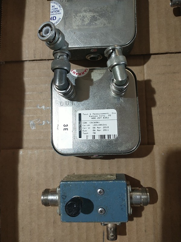 Lot of (10) Variable Attenuators And Testing Connection Blocks gallery