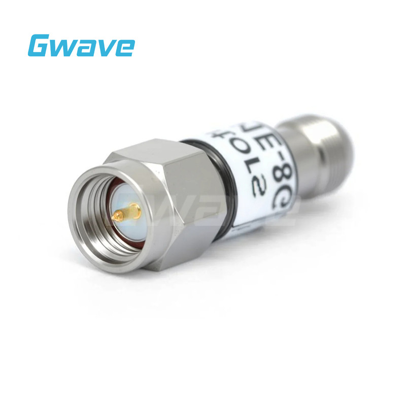 SMA Fixed Attenuator with Brass Tri-Metal Plated Body | DC-8GHz gallery