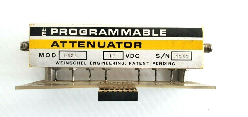 Weinschel Programmable Attenuator for 16 pin IC Chip 9824 12v
