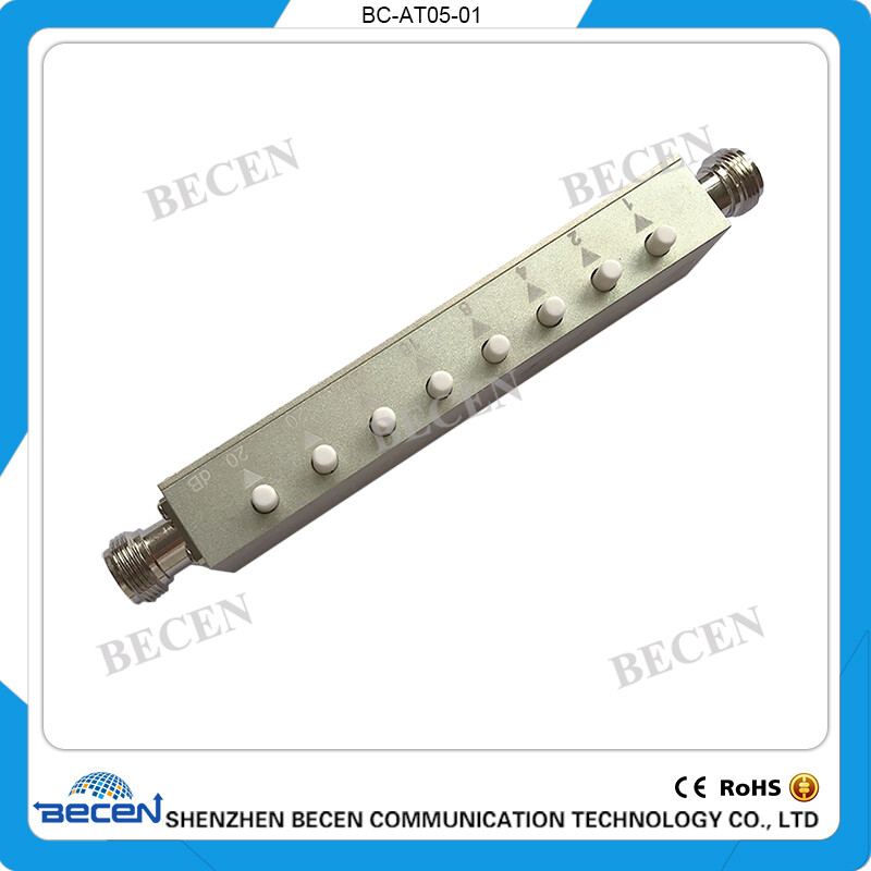 5W N-KK 0~90dB RF Coaxial Adjustable N Connector DC-3GHz Step Attenuator gallery