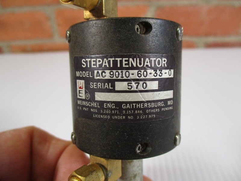 Weinschel Engineering Step Attenuator AC-910-60-33-0 0-60dB 10dB Steps 18GHz gallery