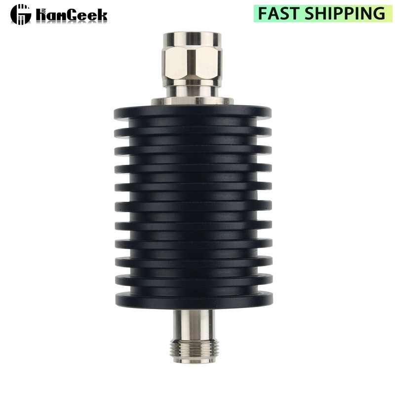 N Type 50W 30DB 4G RF Attenuator Coaxial Fixed Attenuator with N-JK Connector gallery