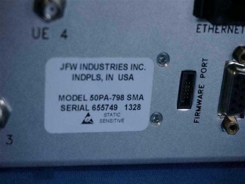 JFW 50PA-798 SMA 50PA798 Multiple Programmable Attenuator 700-3000 MHz gallery
