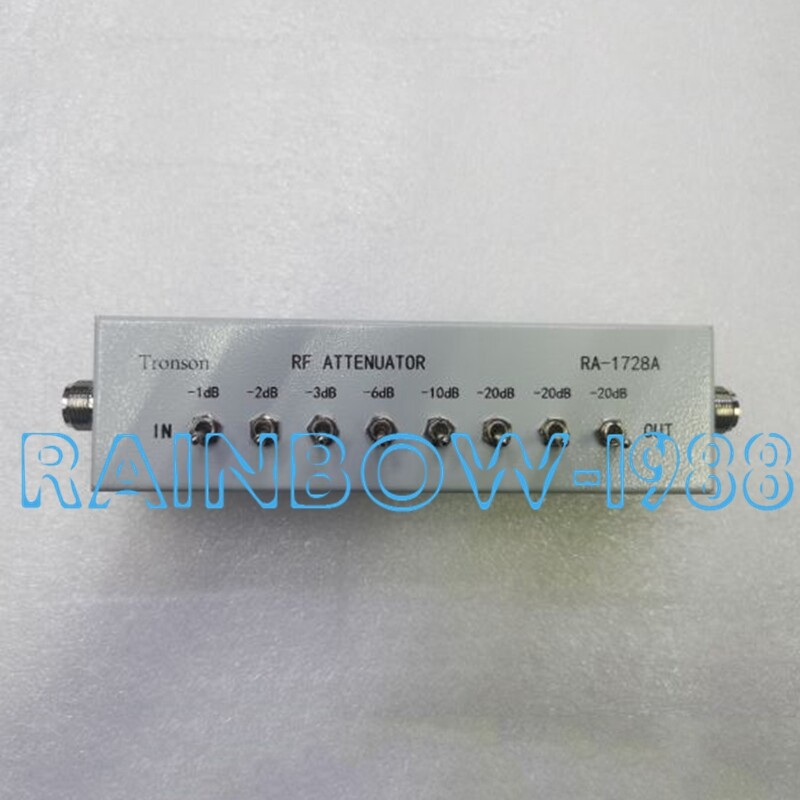 FOR RA-1728A high-frequency attenuator 1/2/3/6/10/20dB gear 82dB in total 50Ω gallery
