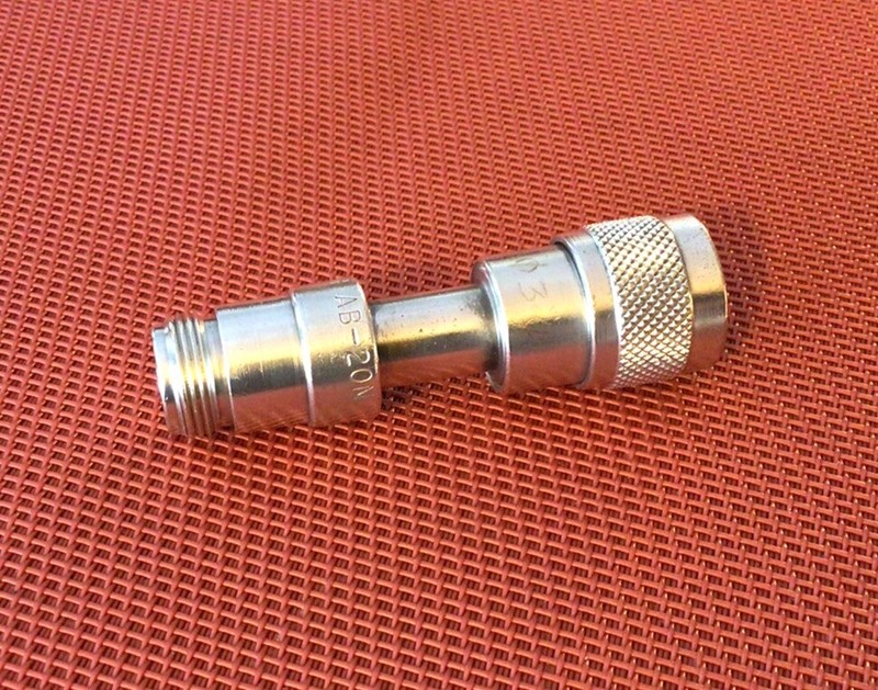 20db Attenuator Microlab/FXR ~ AB-20N ~ 2 Watts ~ N Male to N Female gallery