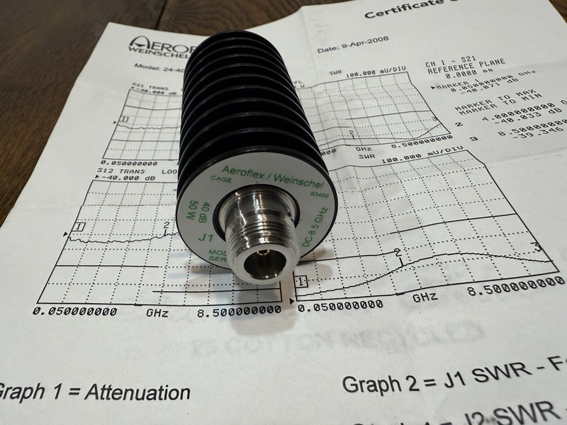 Aeroflex Weinschel 24-40-34 Coaxial Attenuator