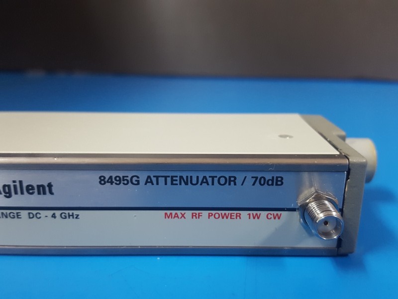 Agilent 8495G: Program Step Attenuator DC-4Ghz 70 dB, W/Opt. 002 011 (0319) gallery