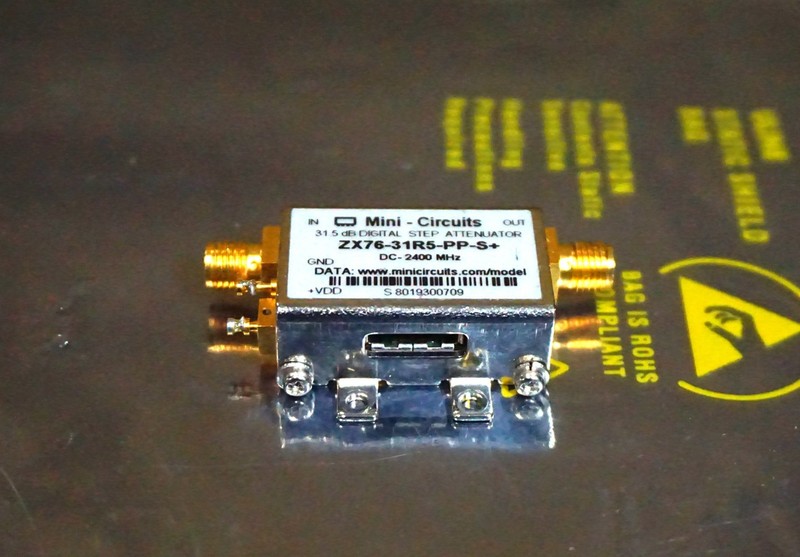 Mini-Circuits ZX76-31R5-PP-S+ DC-2400 MHz 31.5 dB Single Digital Step Attenuator