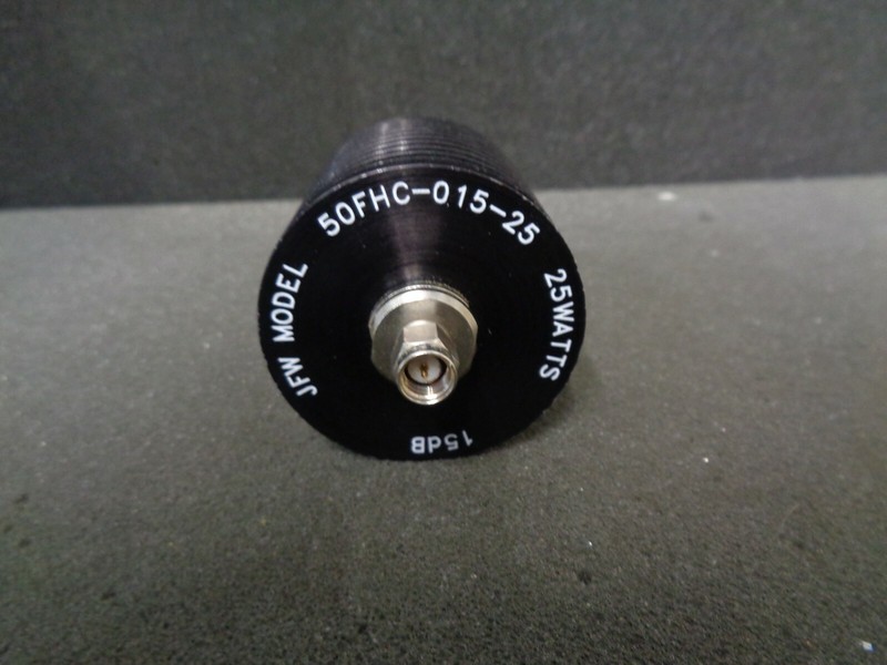 JFW Industries Fixed Attenuator 50fhc-015-25 50Ohm 25Watt 1-60Db gallery