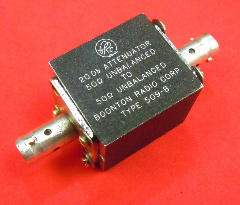 Boonton Radio Corp. Type 509-B 20 dB Attenuator – Working