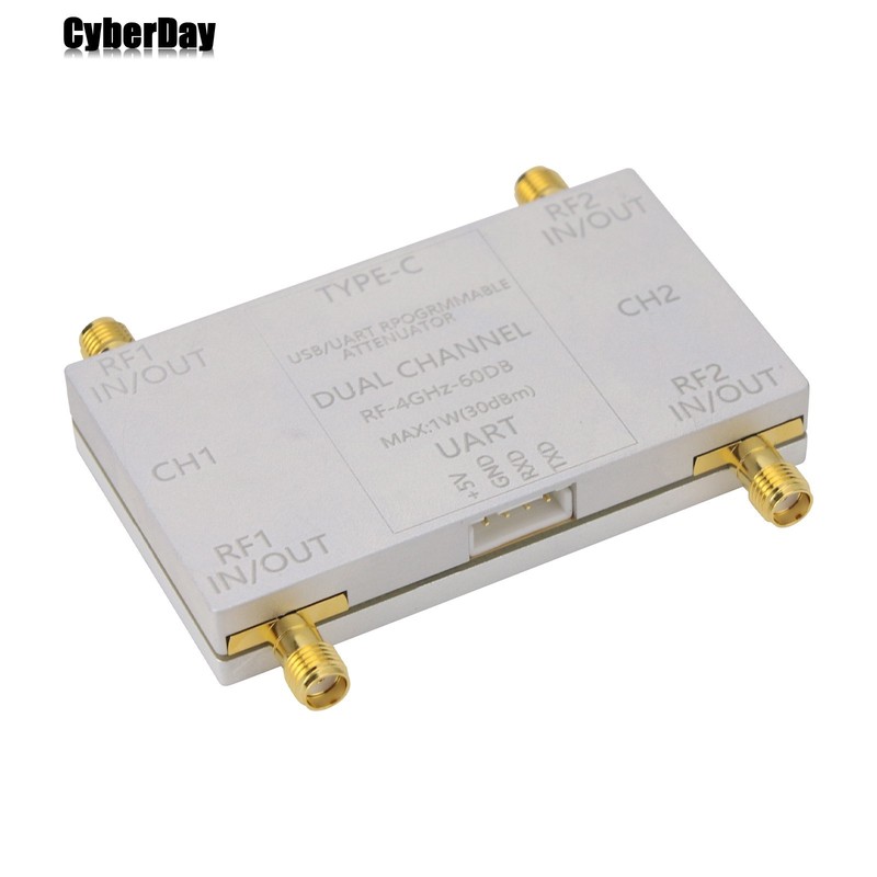 RF-4GHz-60DB Programmable Attenuator RF Attenuator (Main Unit + Cable) for PC gallery