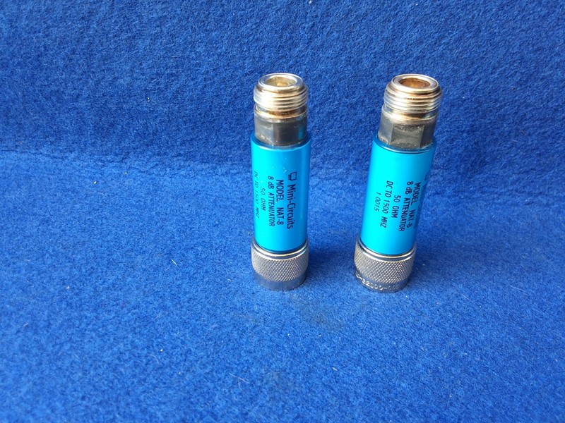 Mini-Circuits NAT-8 8 dB Attenuator 50 Ohm DC to 1500 MHz lot of 2. gallery