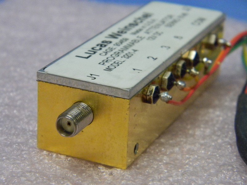 Aeroflex Weinschel 3201-4 SMA Programmable Attenuator DC-2GHz 1.2dB 0.1dB Steps gallery