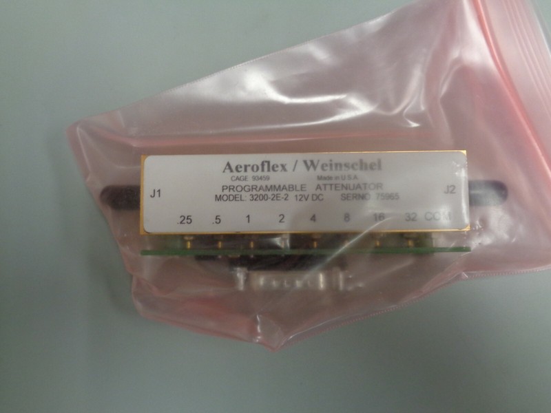 Aeroflex/Weinschel, 3200-2E-2, Programmable Attenuator, 12 VDC, SMAF, NOB