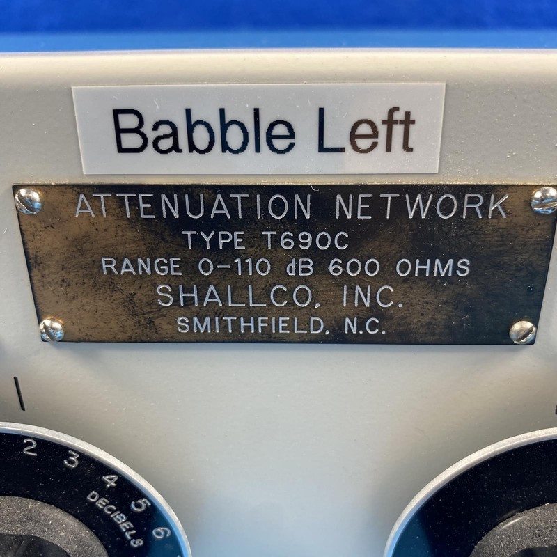 Shallco INC. Attenuation Network Type T690C Range 0-100 dB 600 OHMS #1 gallery
