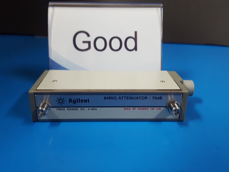 Agilent 8495G: Program Step Attenuator DC-4Ghz 70 dB, W/Opt. 002 011 (0264)
