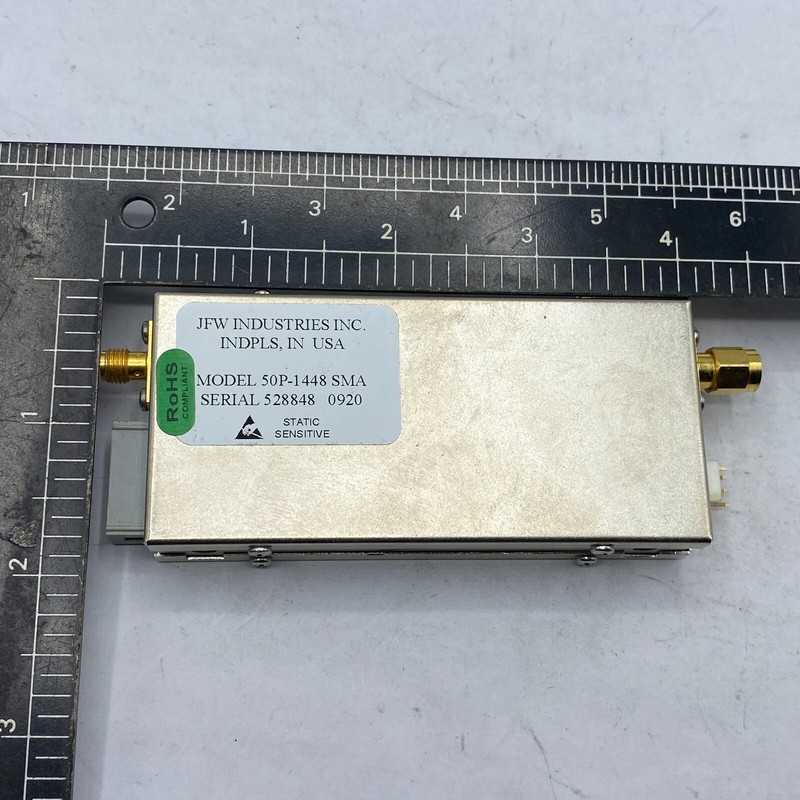JFW INDUSTRIES MODEL 50P-1448 SMA Programmable Attenuators 50P1448SMA 🎯 gallery