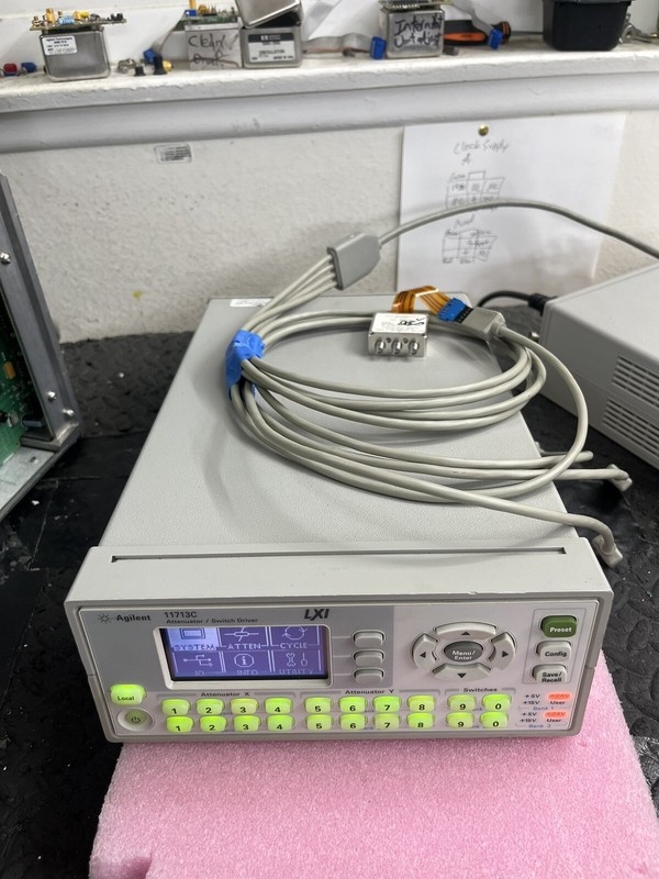 Agilent LXI 11713C Attenuator / Switch Driver +5, +15, +24V 2 Banks gallery