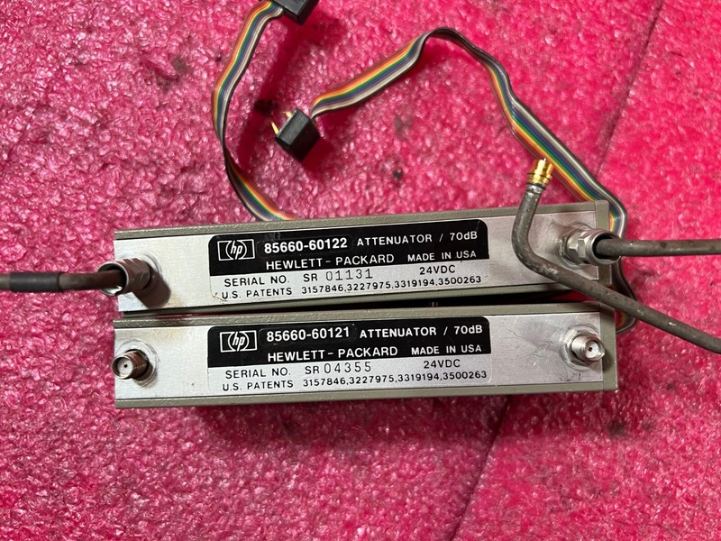 HP Agilent Keysight Attenuator 85660-60122 + 85660-60121 AS-IS gallery