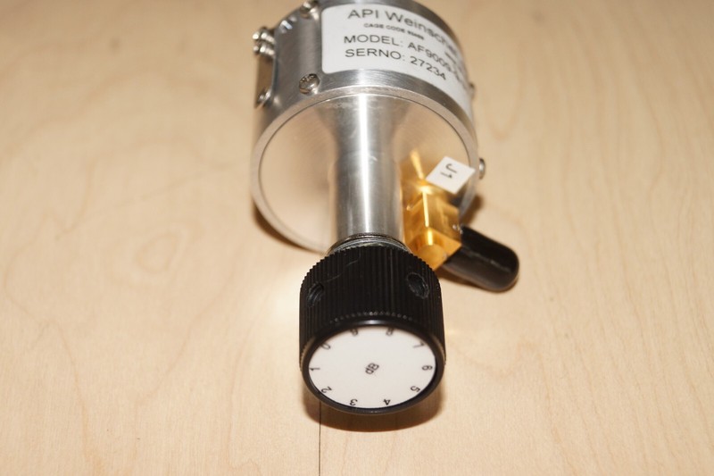 Weinschel API Microwave Step Attenuator AF9009-9-31 New 9 dB w/Test Data 18 GHz gallery