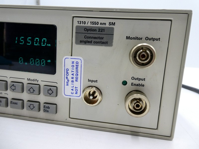 🍀 WORKS GREAT! HP Agilent Keysight 8156A Optical Attenuator 1310 1550nm Opt 221 gallery