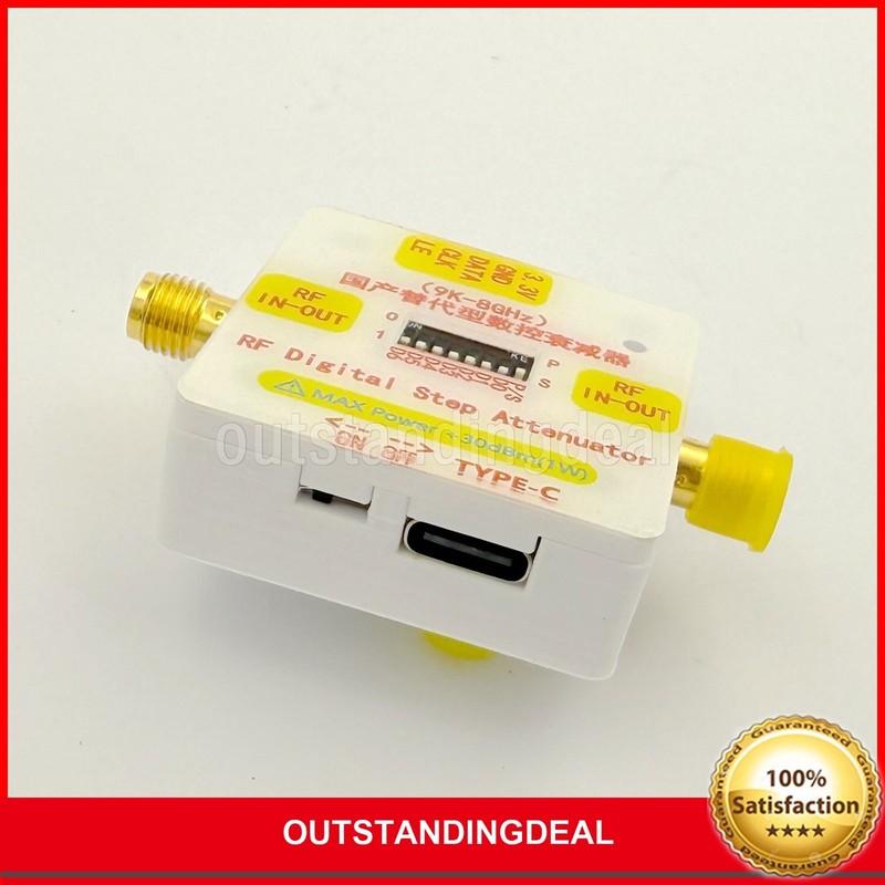 9kHz-8GHz Digital Programmable RF Adjustable Attenuator w/ SMA Female Connector gallery