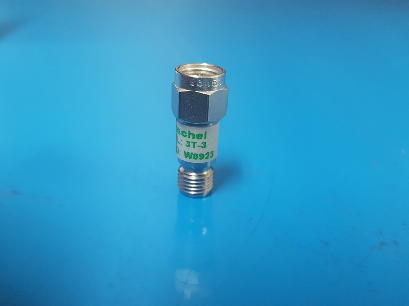 Weinschel 3T-3: Coaxial RF Attenuator 2 W, DC-12.4 GHz (W0923) gallery