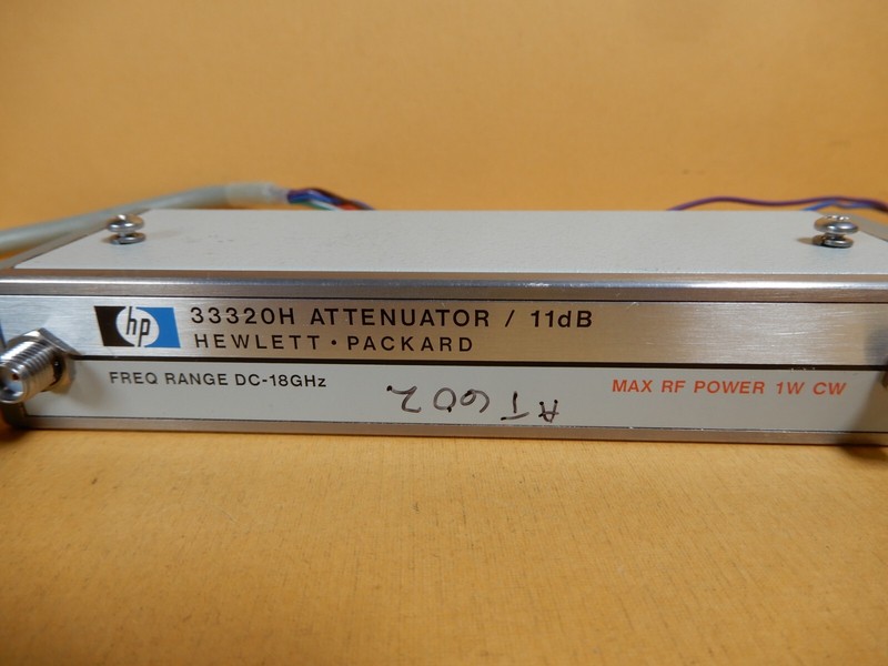 Hewlett Packard 33320H Attenuator with Cable Used Working gallery