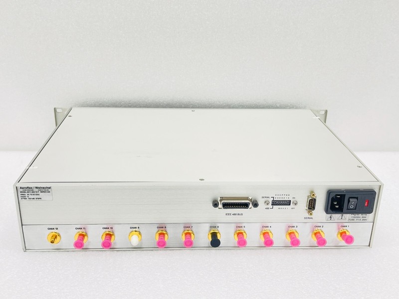 Aeroflex Weinschel 8311-352-12-T Freq: DC TO 6.0 GHz, Channel 12 w/ Power Cord gallery