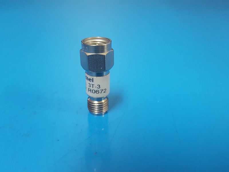 Weinschel 3T-3: Coaxial RF Attenuator 2 W, DC-12.4 GHz (R0672) gallery