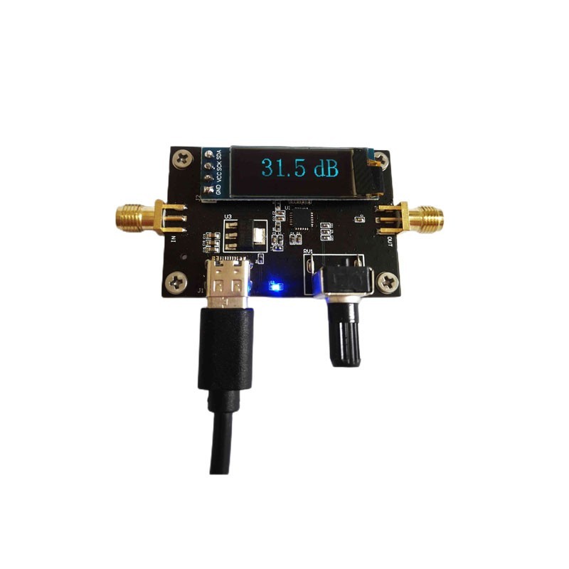 HMC624A DC-6GHz 0.5dB Step Digital RF Signal Attenuator 50ohm Type-C 0.91″ OLED