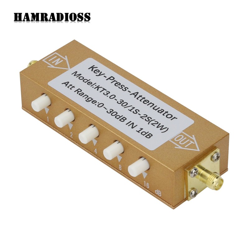 2W SMA-KK 0-30dB 0-3GHz RF Adjustable Attenuator Digital Step RF Attenuator NEW gallery