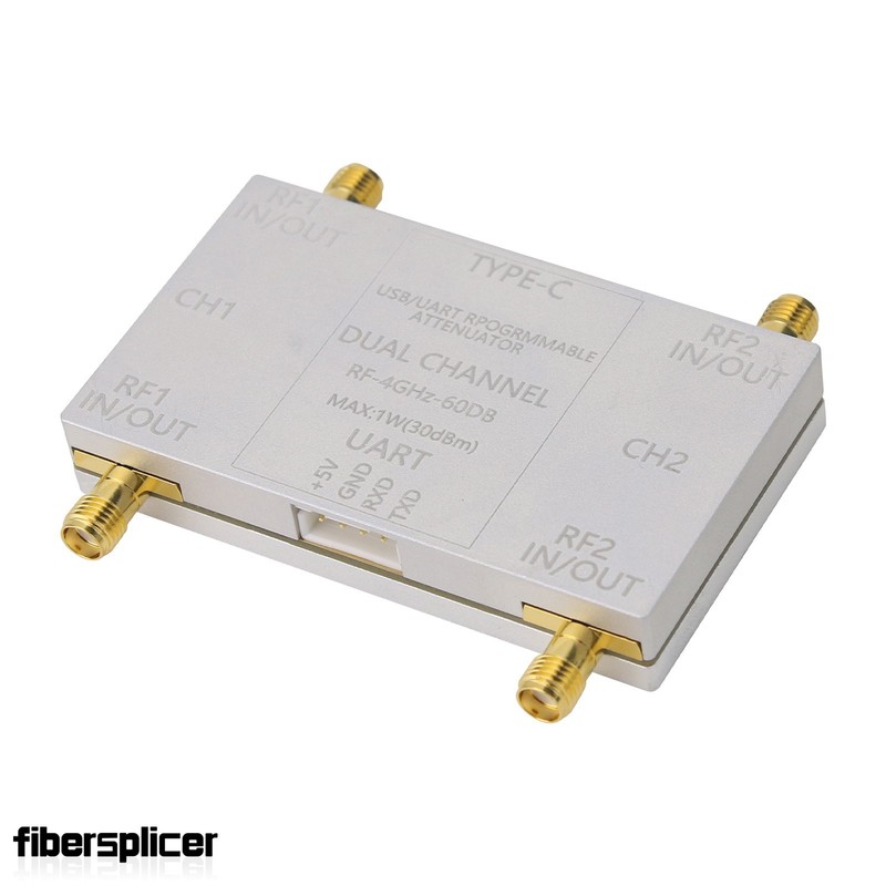 RF-4GHz-60DB Dual Channel Programmable Attenuator RF Attenuator w/ Type-C Cable gallery