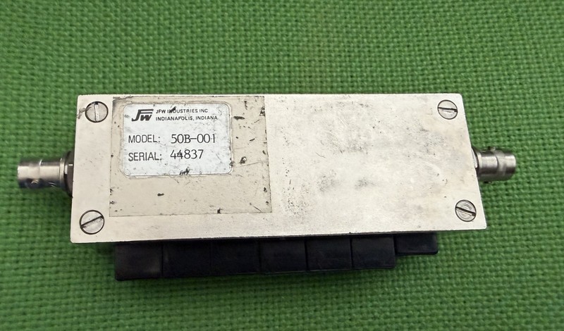 JFW 50B-001 50 Ohm Pushbutton Attenuator DC-750 MHz 0-65dB x 1dB - USED gallery