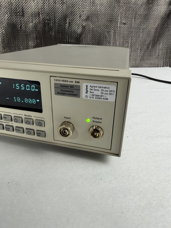 Agilent 8156A Optical Attenuator 1310/1550nm SM Option 101 Guaranteed ShipsFAST gallery